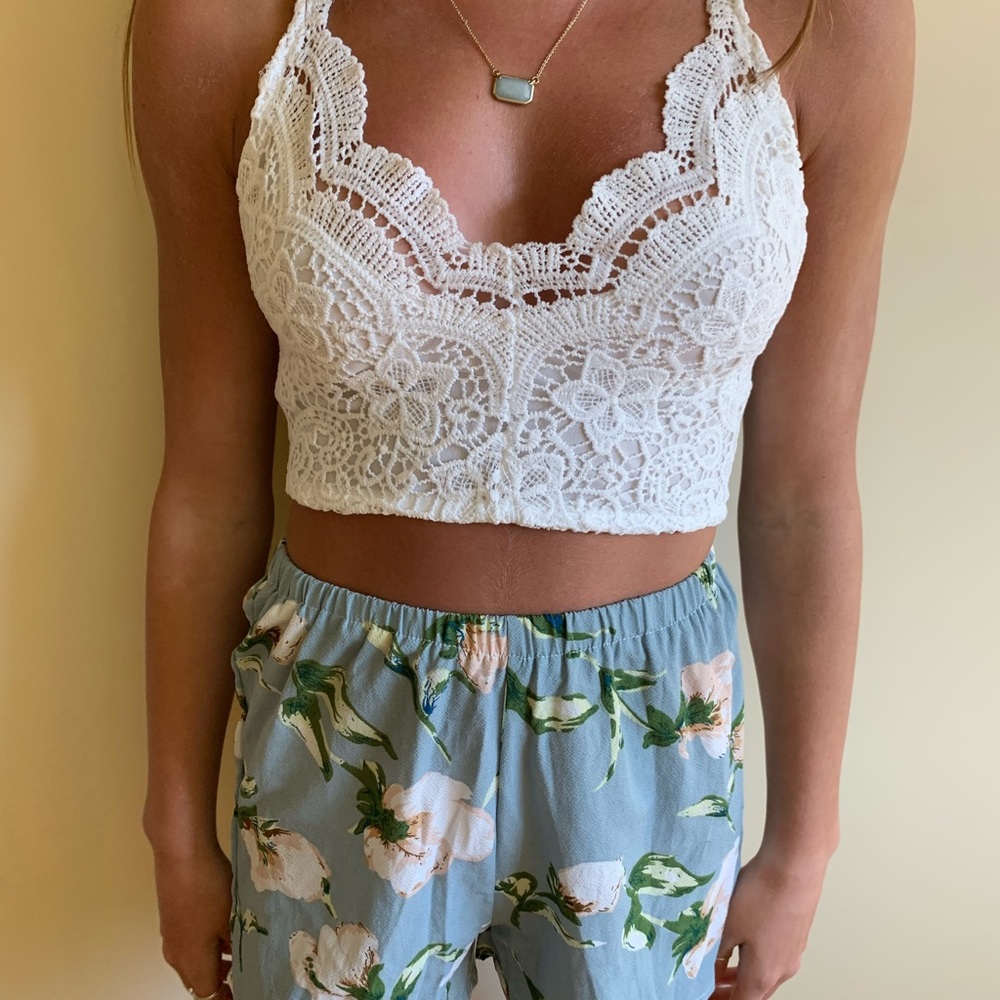 two pieces floral set